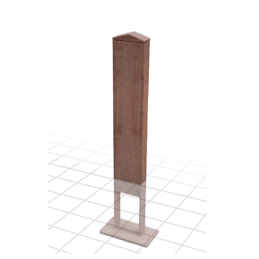 Universele houten montagepaal